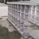 濮阳 芝麻白圆形光面花瓶柱，栏杆