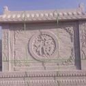 濮阳 芝麻白花岗岩屏风，照壁，影壁