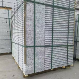 濮阳 芙蓉白3公分厚磨圆边、拉槽，楼梯踏步