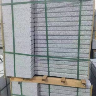 濮阳 5公分芝麻白，倒斜角，室外楼梯踏步