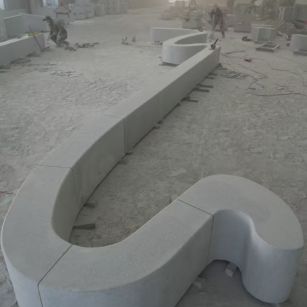 濮阳 花岗岩整石坐凳拼装