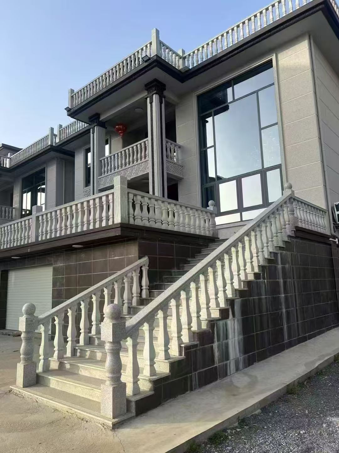 濮阳 芝麻白别墅阳台栏杆，楼梯栏杆