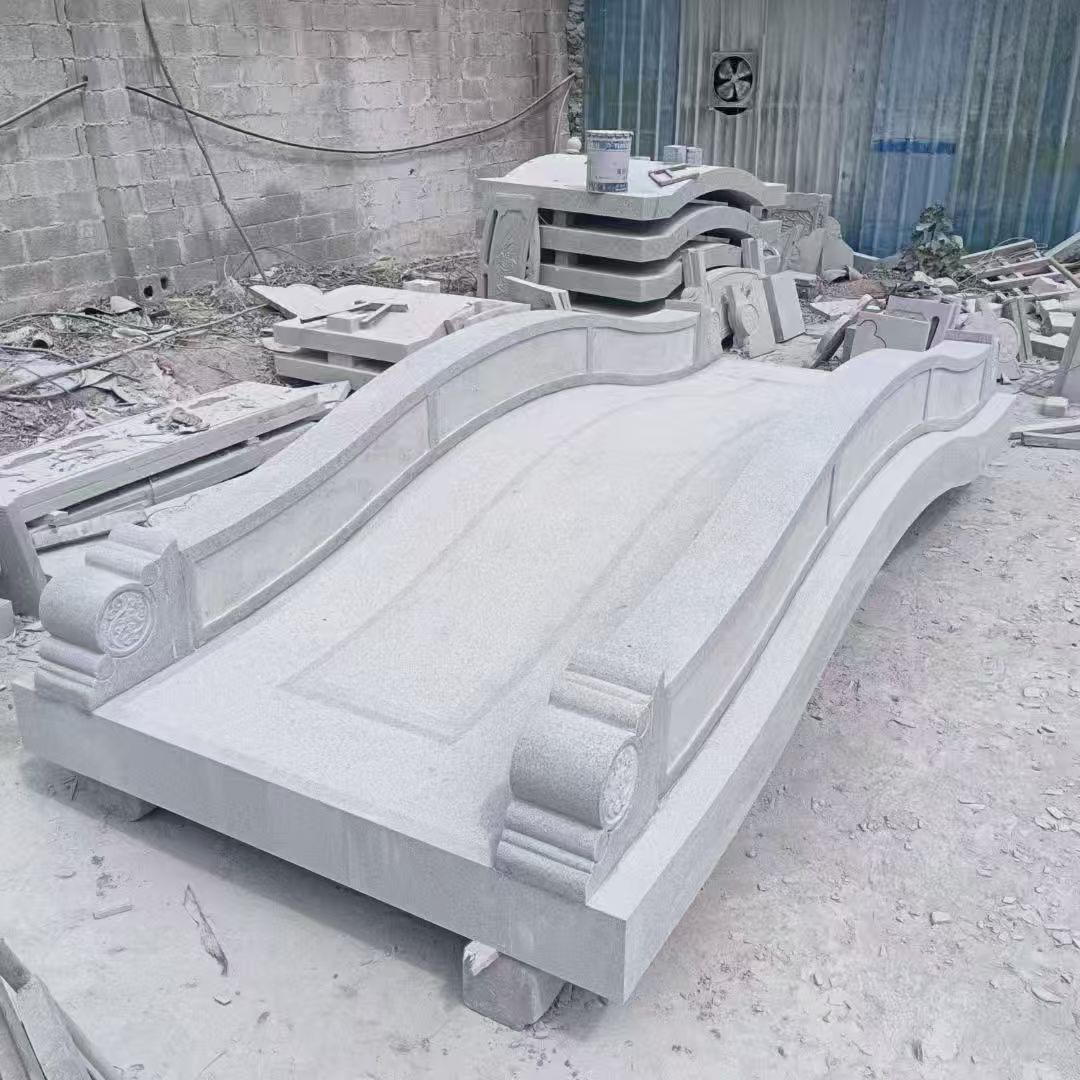 濮阳 芝麻灰花岗岩园林景观 小石桥