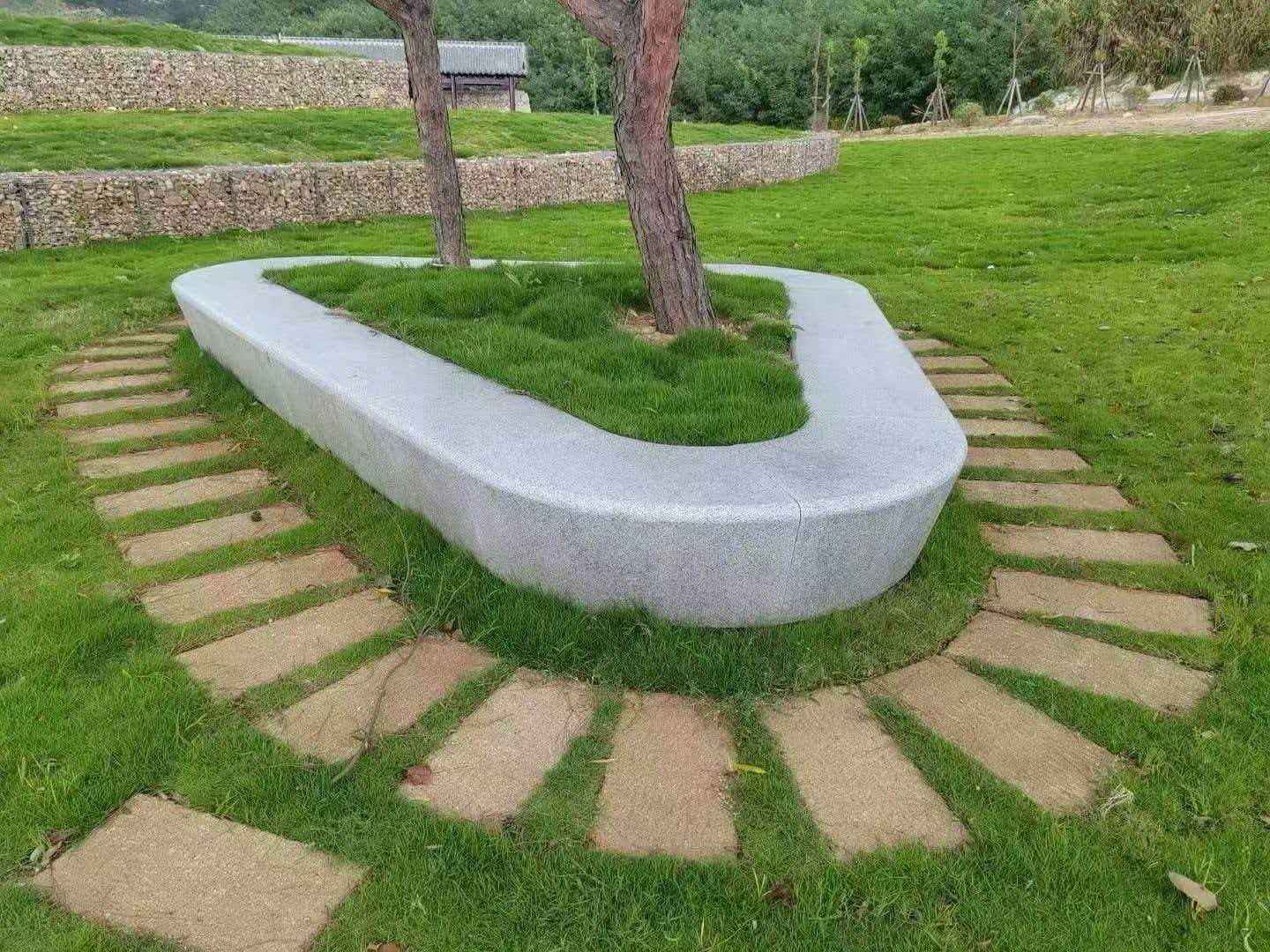 濮阳 芝麻白光面整石坐凳