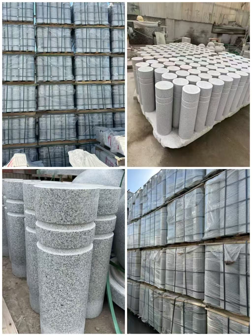 濮阳 芝麻白花岗岩挡车柱、隔离柱多少钱