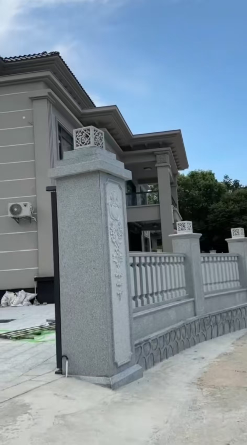 濮阳 芝麻白别墅围墙栏杆，私人订制