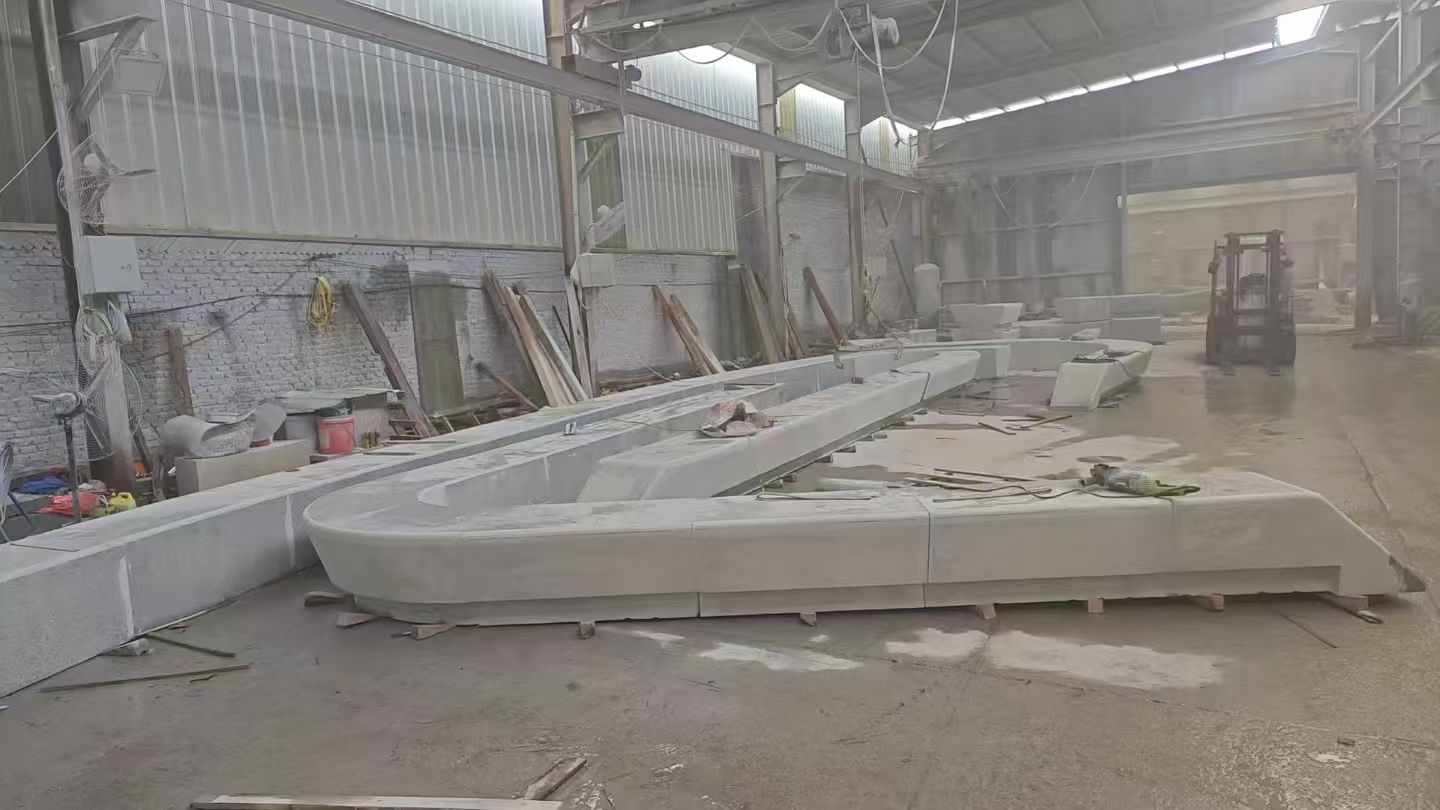 濮阳 花岗岩整石坐凳拼装